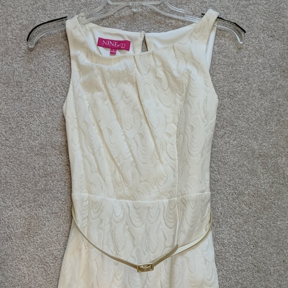 Nine &Co. Cream Lace Dress - Picture 3 of 5
